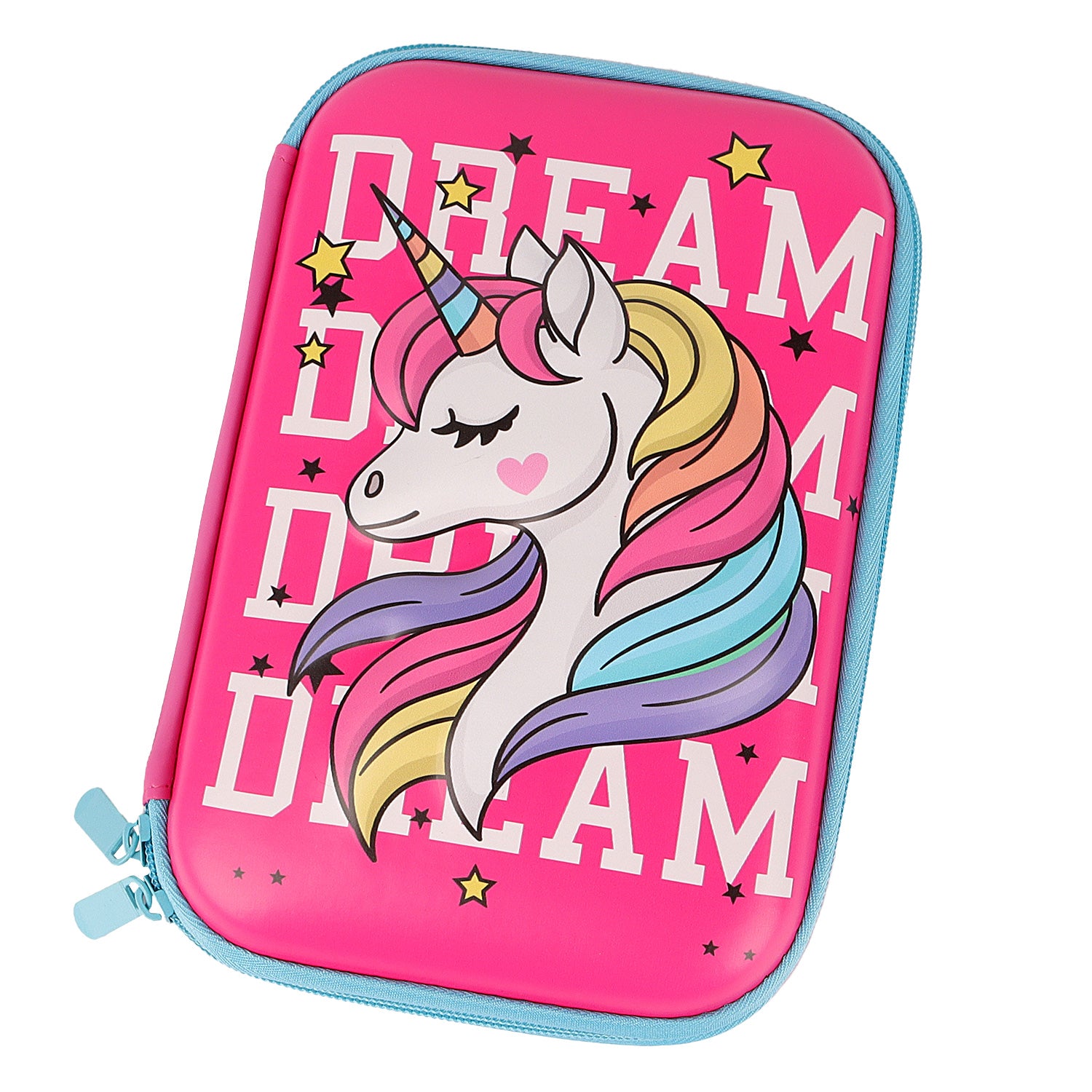 Unicorn Pencil Case Cute Hardtop Pencil Box For Girls