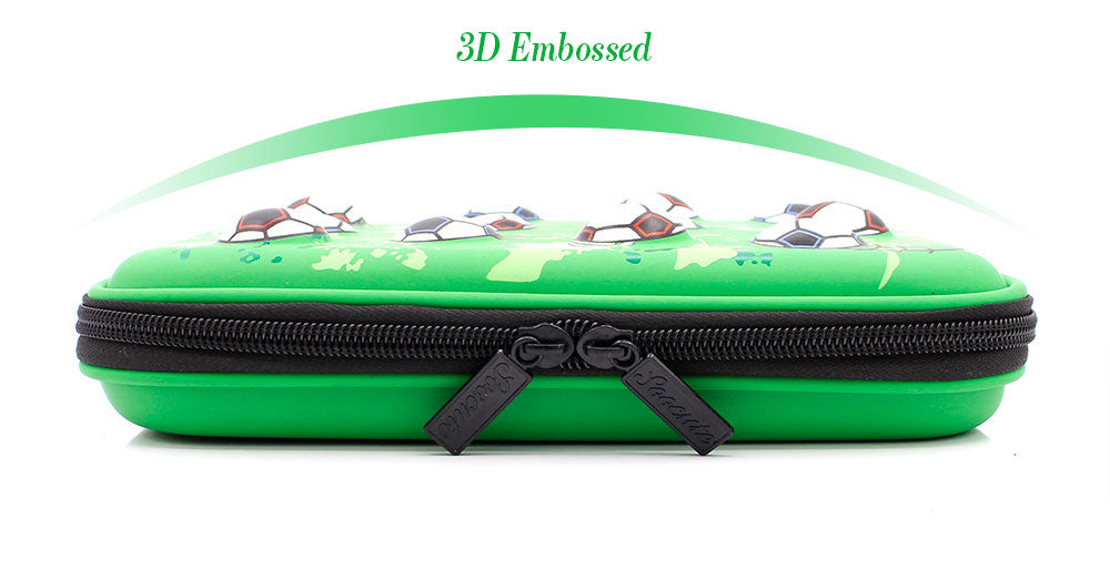 Football Pencil Box Large Capacity Hardtop Pencil Case