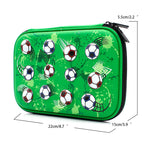 Football Pencil Box Large Capacity Hardtop Pencil Case