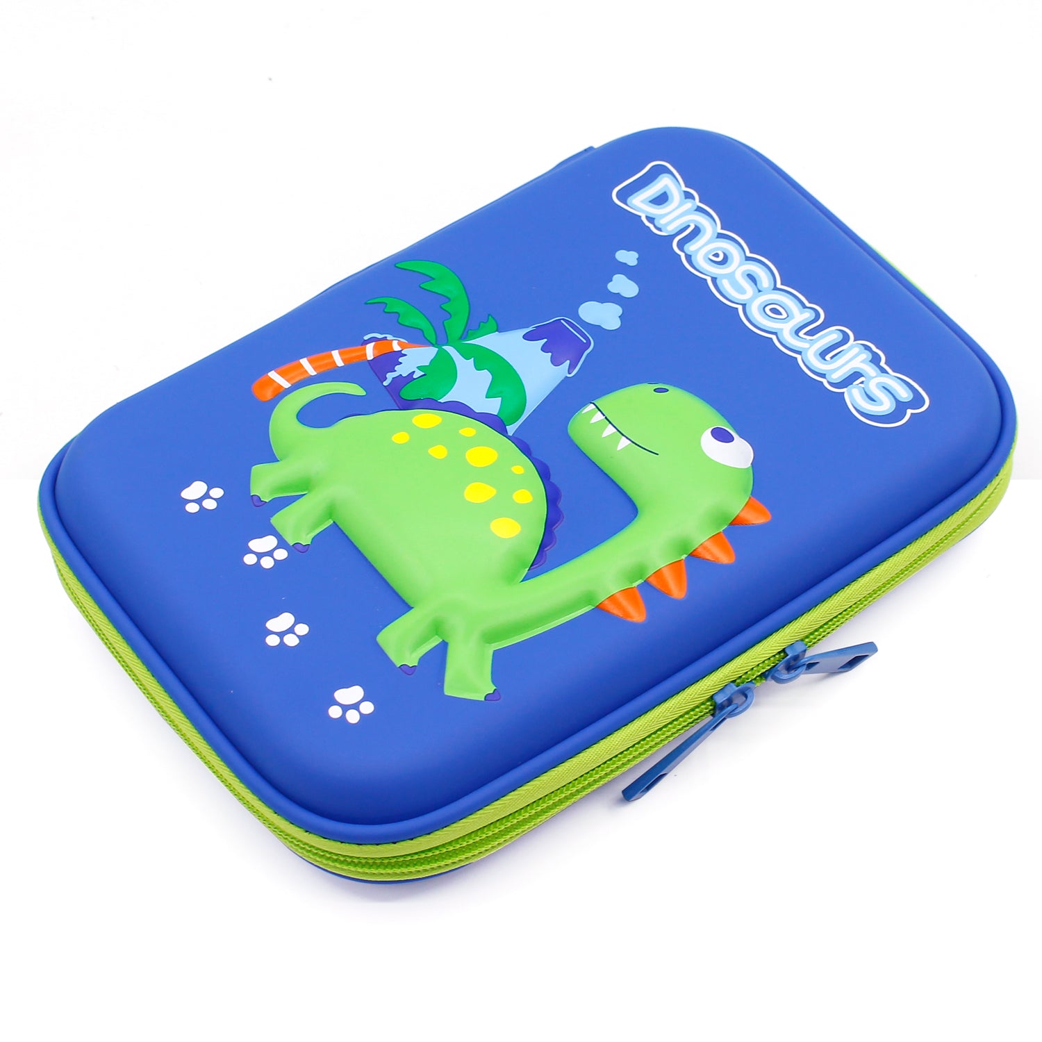 Cute Volcano Dinosaur Pencil Box Large Capacity Hardtop Pencil Case